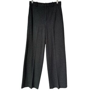 Polo Ralph Lauren Women's Gray High-Waist Flat-Front Trouser Pants, 6